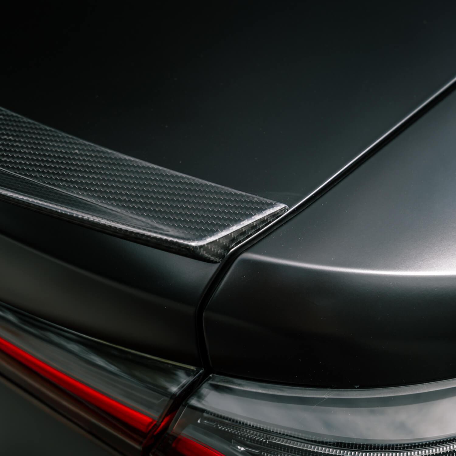 MHC+ BMW M4 Ducktail Style Rear Spoiler In Pre-Preg Carbon Fibre (G82)-CCO