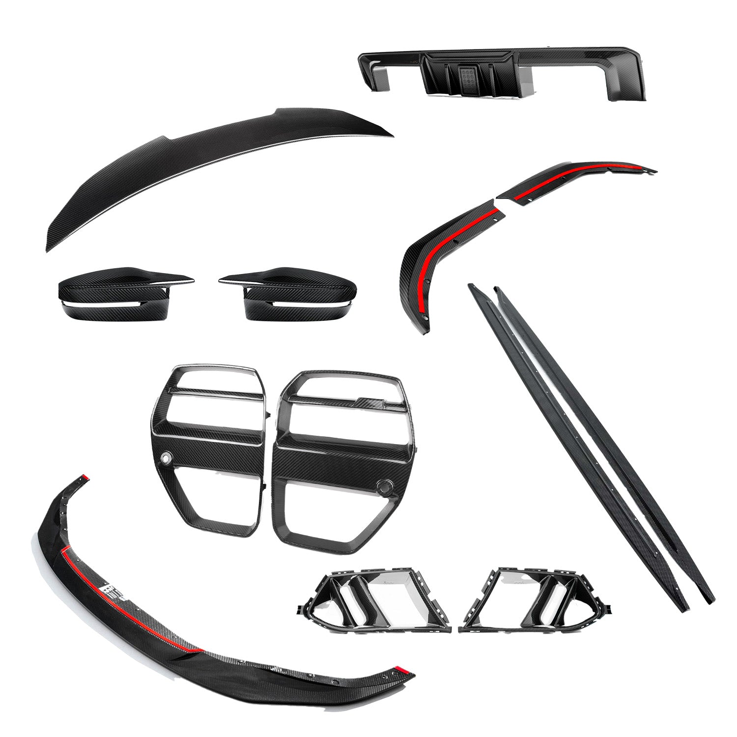 MHC+ BMW G80 M3 RH80 Carbon Fibre Body Styling Kit-CCO
