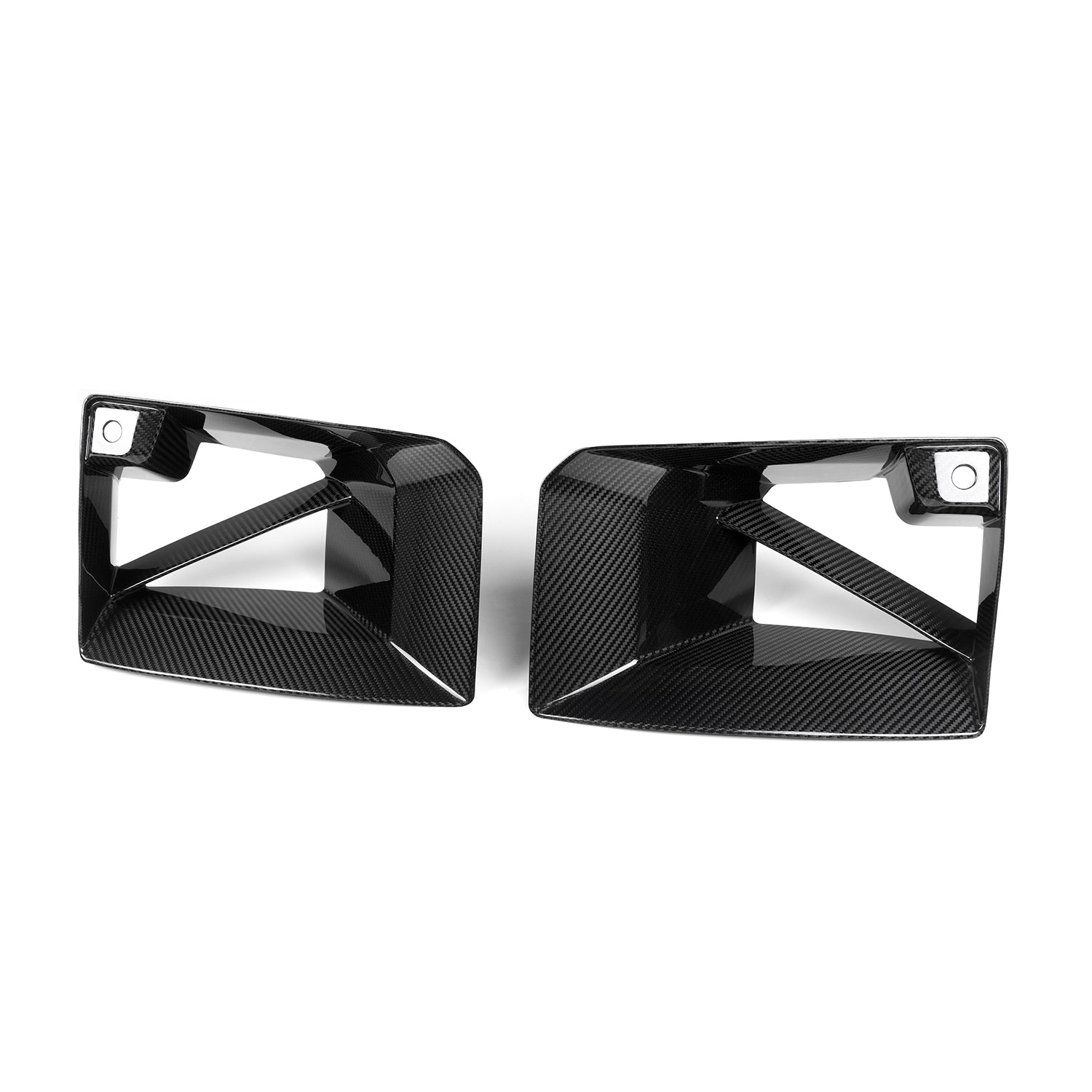 MHC+ BMW M2 G87 Performance Style Front Ducts In Pre Preg Gloss Carbon Fibre (G87)-CCO