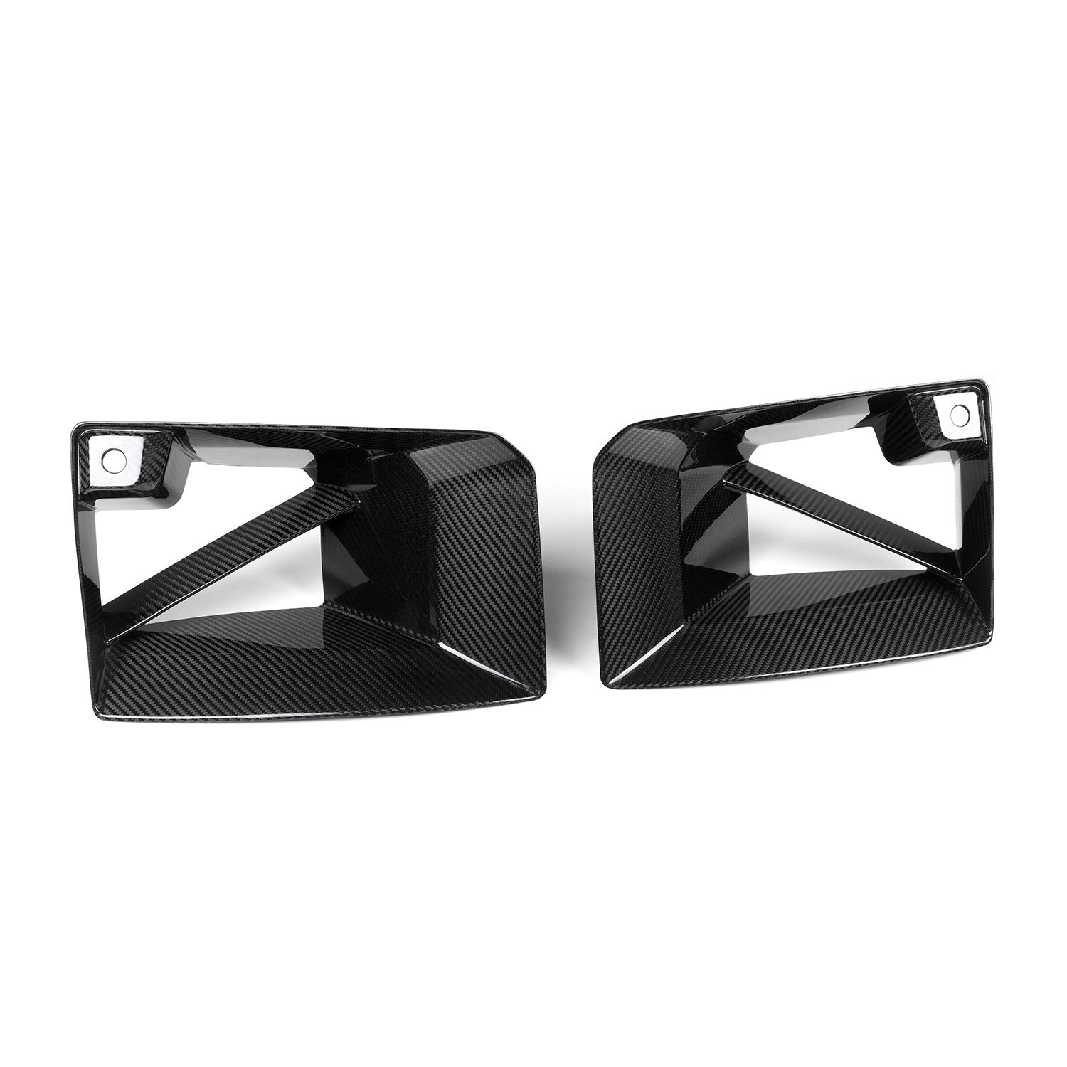 MHC+ BMW M2 G87 Performance Style Front Ducts In Pre Preg Gloss Carbon Fibre (G87)-CCO