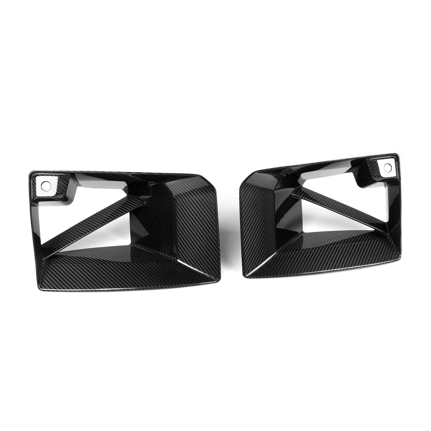 MHC+ BMW M2 G87 Performance Style Front Ducts In Pre Preg Gloss Carbon Fibre (G87)-CCO