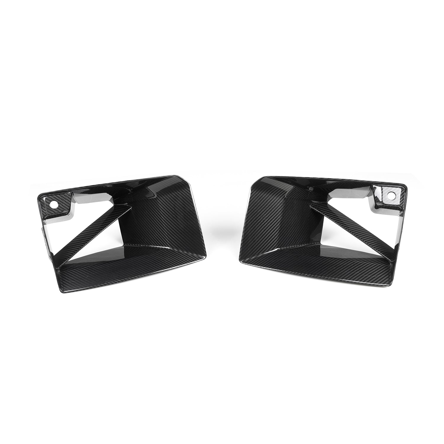 MHC+ BMW M2 G87 Performance Style Front Ducts In Pre Preg Gloss Carbon Fibre (G87)-CCO