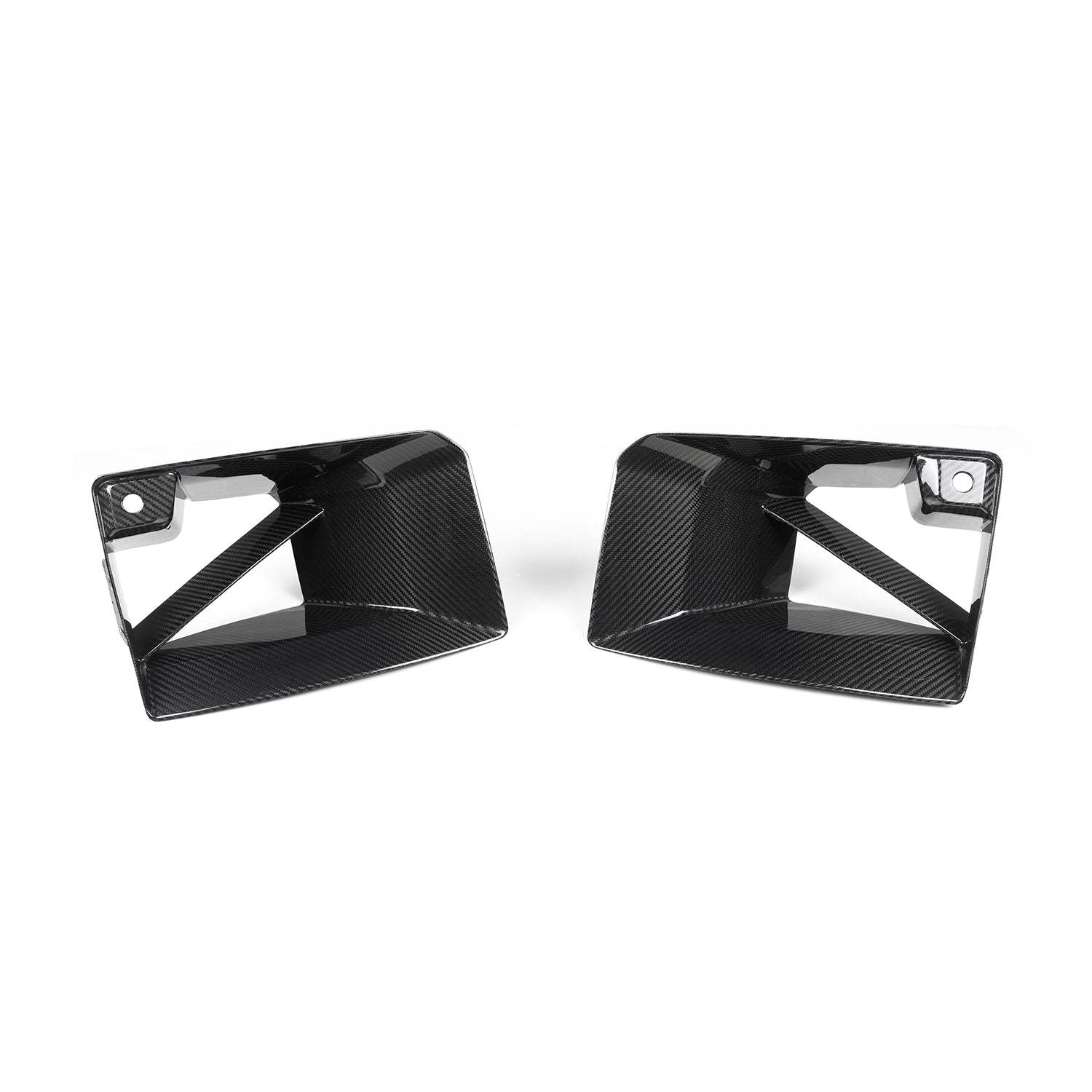MHC+ BMW M2 G87 Performance Style Front Ducts In Pre Preg Gloss Carbon Fibre (G87)-CCO