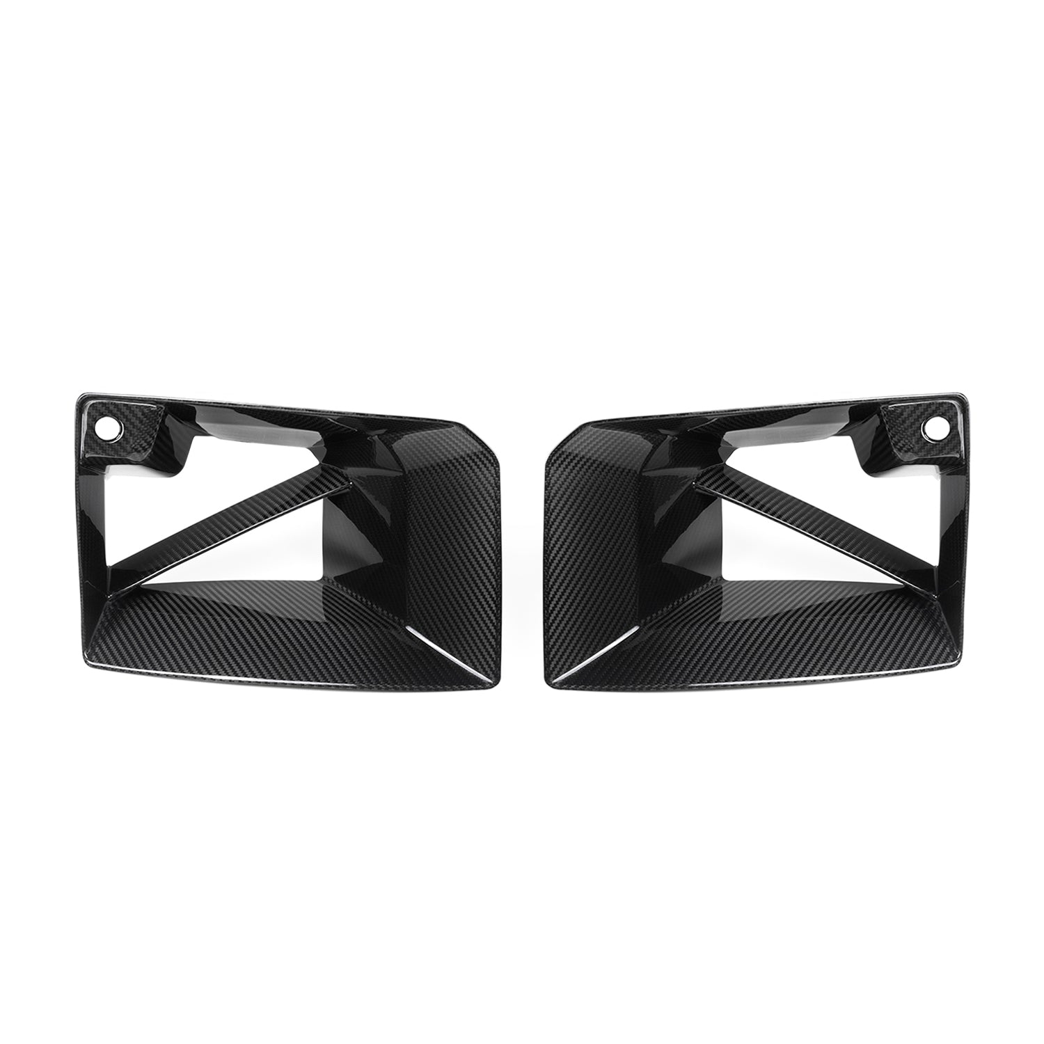 MHC+ BMW M2 G87 Performance Style Front Ducts In Pre Preg Gloss Carbon Fibre (G87)-CCO