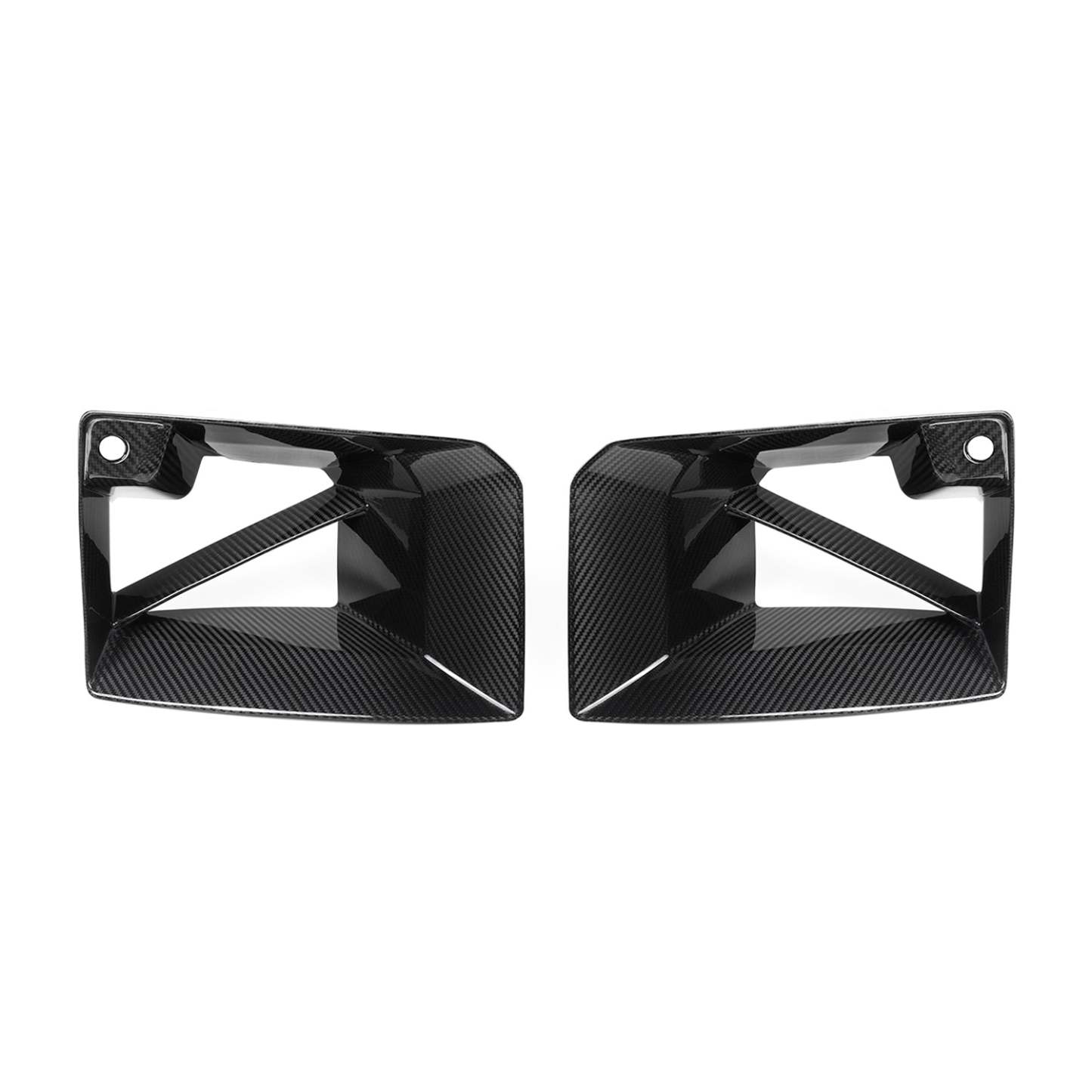 MHC+ BMW M2 G87 Performance Style Front Ducts In Pre Preg Gloss Carbon Fibre (G87)-CCO