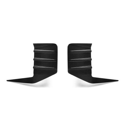 MHC+ BMW M2 G87 Performance Style Rear Rear Bumper Inserts In Pre Preg Gloss Carbon Fibre (G87)-CCO