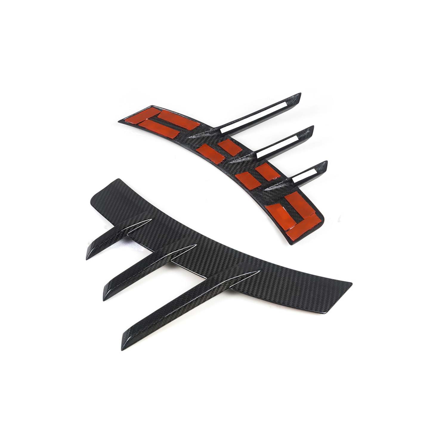 MHC+ BMW M2 G87 Performance Style Rear Side Fender Trims In Pre Preg Gloss Carbon Fibre (G87)-CCO