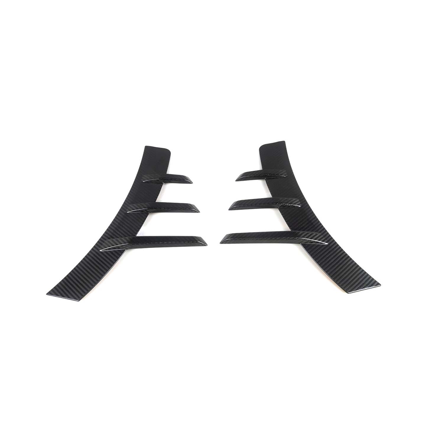 MHC+ BMW M2 G87 Performance Style Rear Side Fender Trims In Pre Preg Gloss Carbon Fibre (G87)-CCO