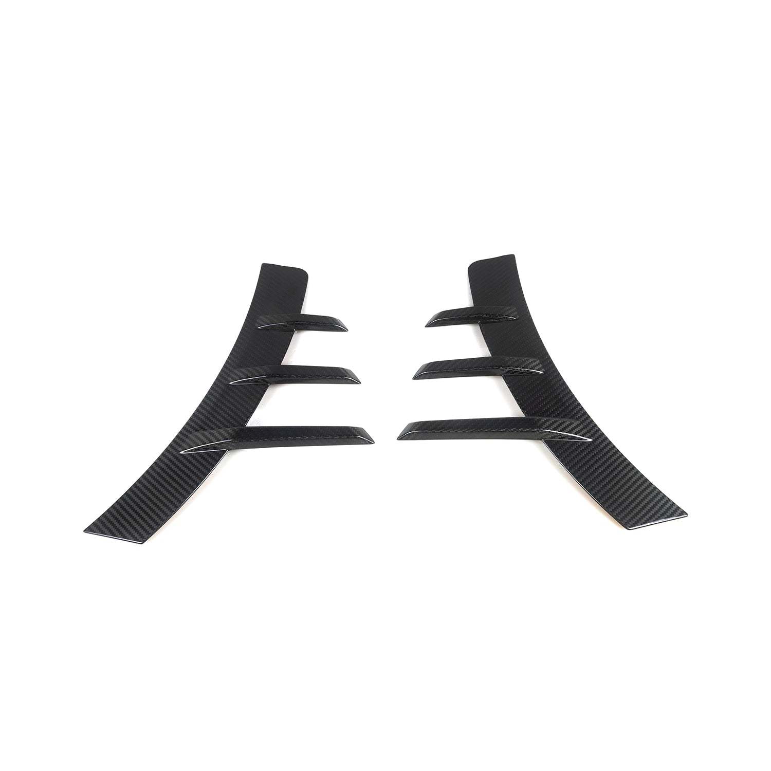 MHC+ BMW M2 G87 Performance Style Rear Side Fender Trims In Pre Preg Gloss Carbon Fibre (G87)-CCO