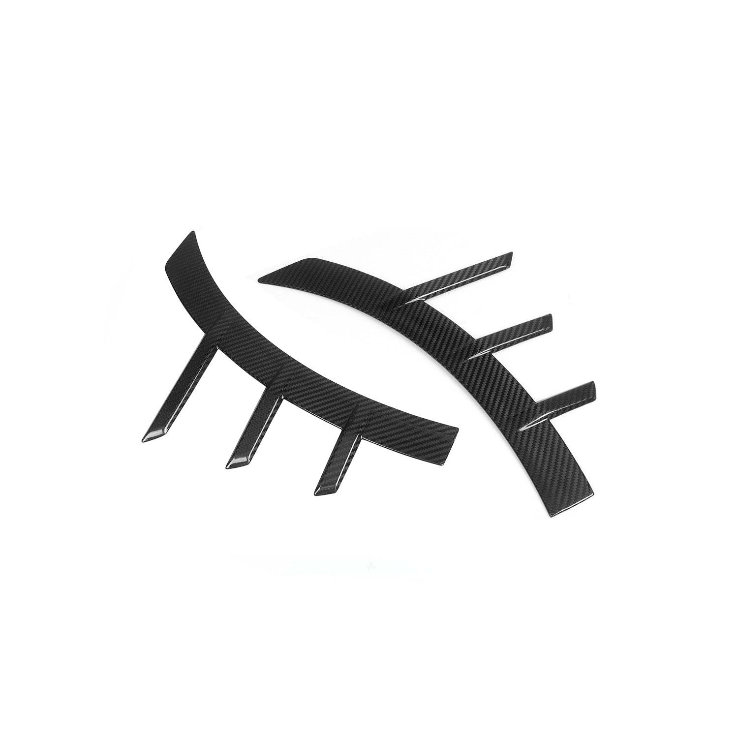 MHC+ BMW M2 G87 Performance Style Front Side Fender Trims In Pre Preg Gloss Carbon Fibre (G87)-CCO