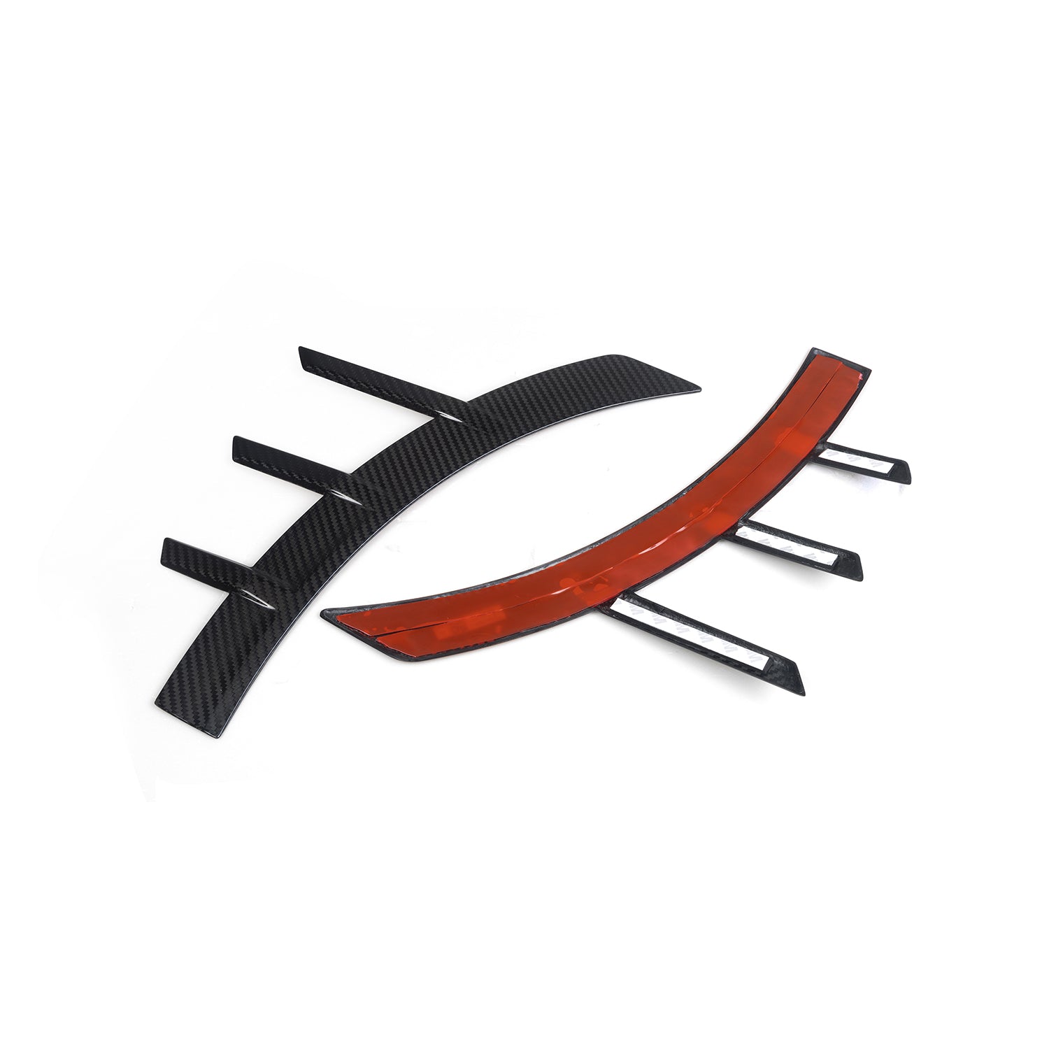 MHC+ BMW M2 G87 Performance Style Front Side Fender Trims In Pre Preg Gloss Carbon Fibre (G87)-CCO