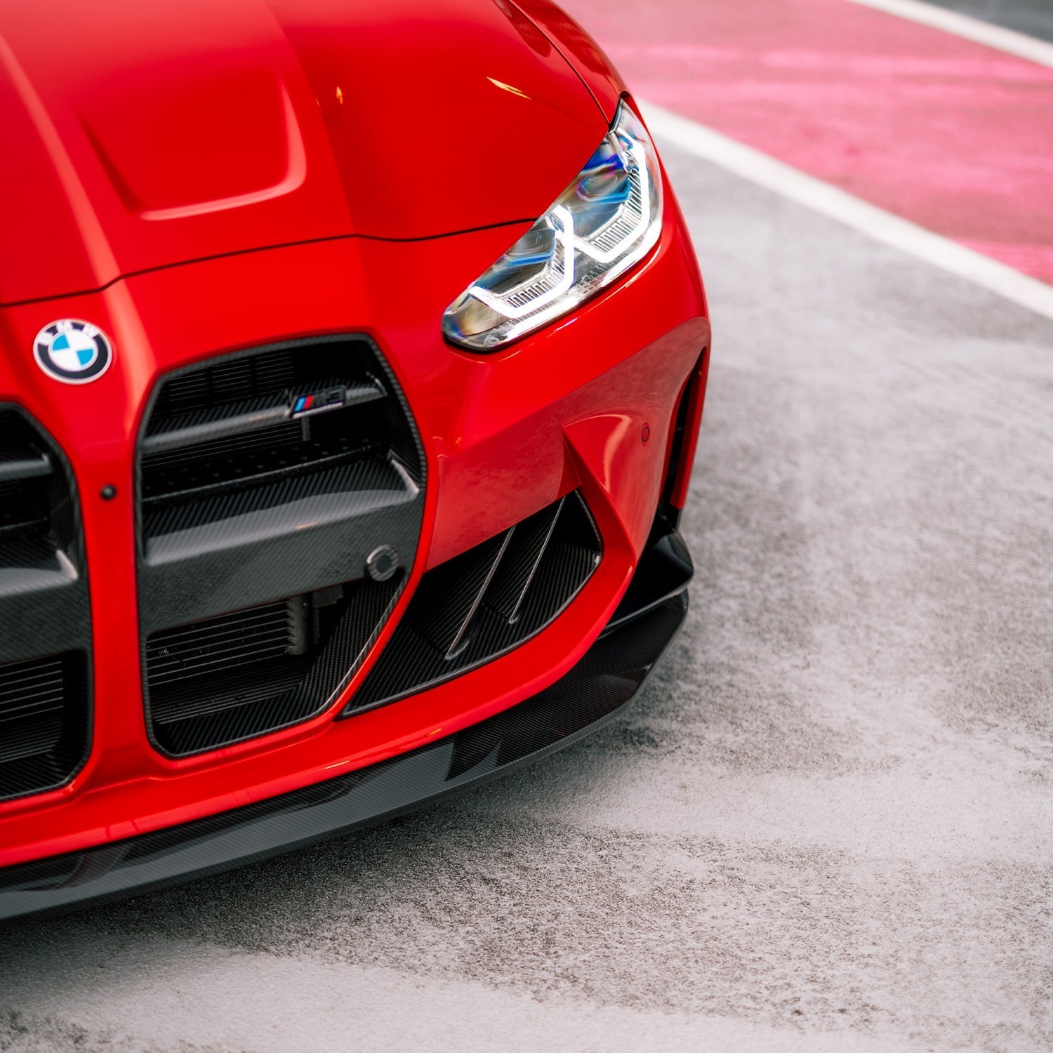 MHC+ BMW M3/M4 GT Style Front Grille With ACC In Pre Preg Carbon Fibre (G80/G81/G82/G83)-CCO