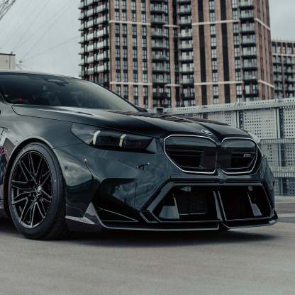 MHC+ BMW G90 & G99 M5 Performance Style Front Splitter In Pre Preg Carbon Fibre-CCO