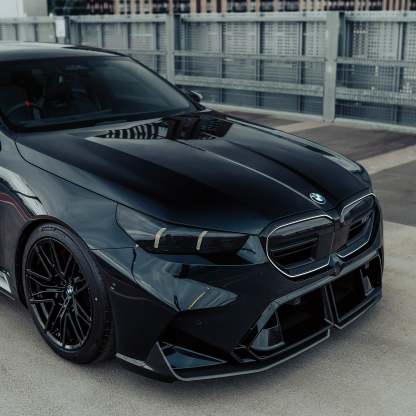 MHC+ BMW G90 & G99 M5 Performance Style Front Splitter In Pre Preg Carbon Fibre-CCO