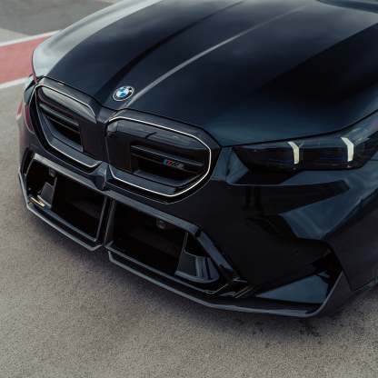 MHC+ BMW G90 & G99 M5 Performance Style Front Splitter In Pre Preg Carbon Fibre-CCO