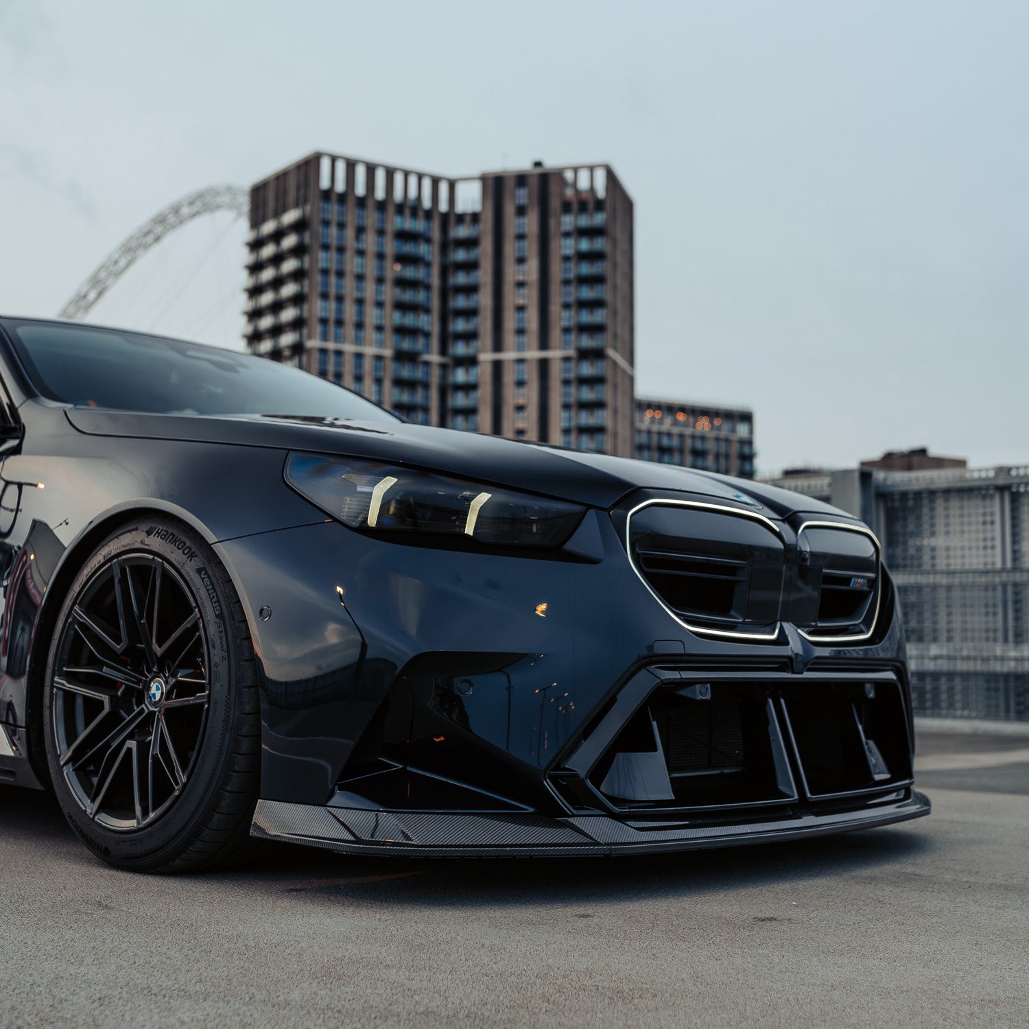 MHC+ BMW G90 & G99 M5 SP90 Front Splitter In Gloss Pre Preg Carbon Fibre-CCO