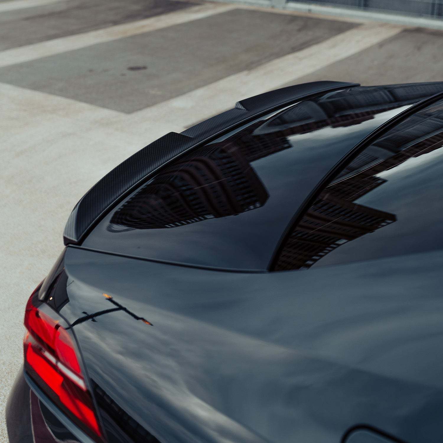 MHC+ BMW G90 M5 Performance Style Rear Spoiler In Pre Preg Carbon Fibre-CCO