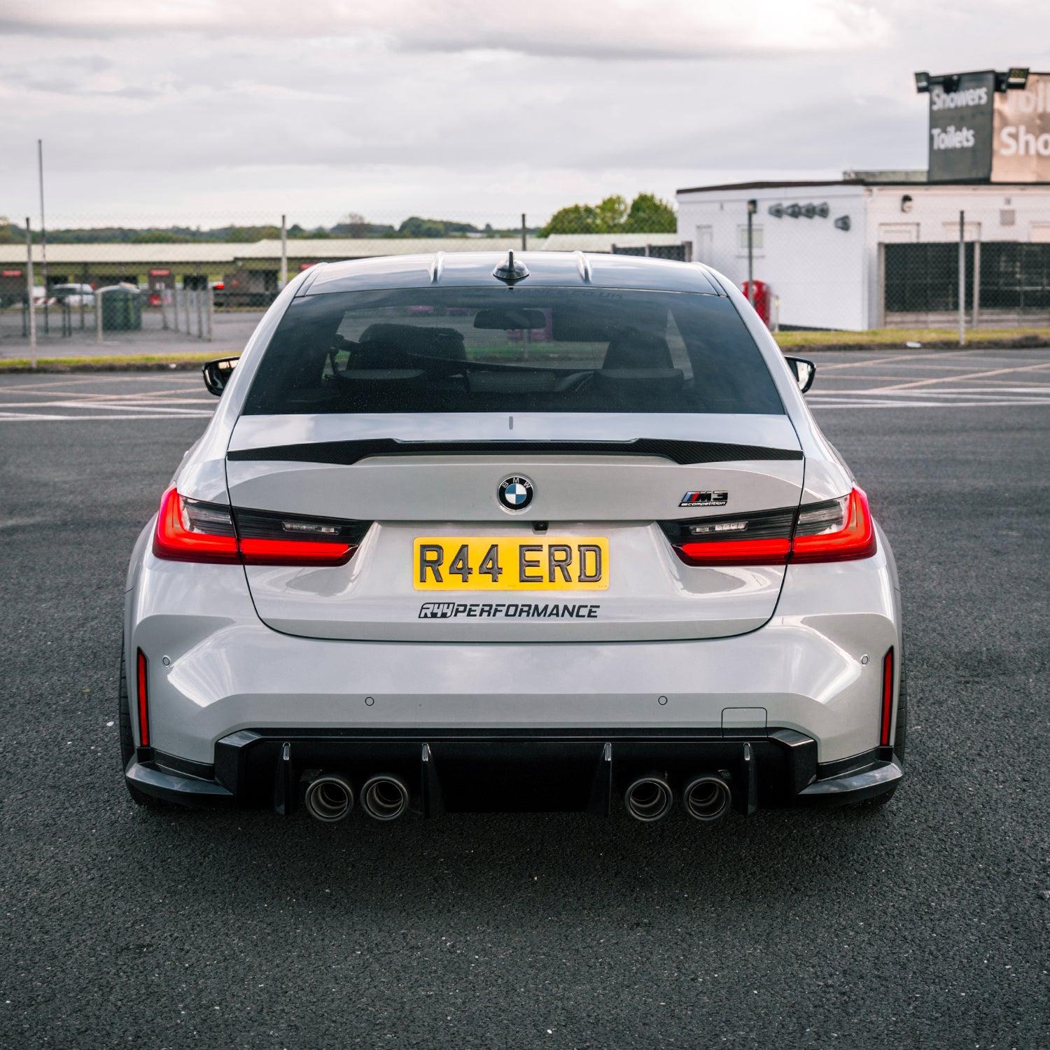 MHC+ BMW M3 'M4 Style' Rear Spoiler In Pre-Preg Carbon Fibre (G80)-CCO