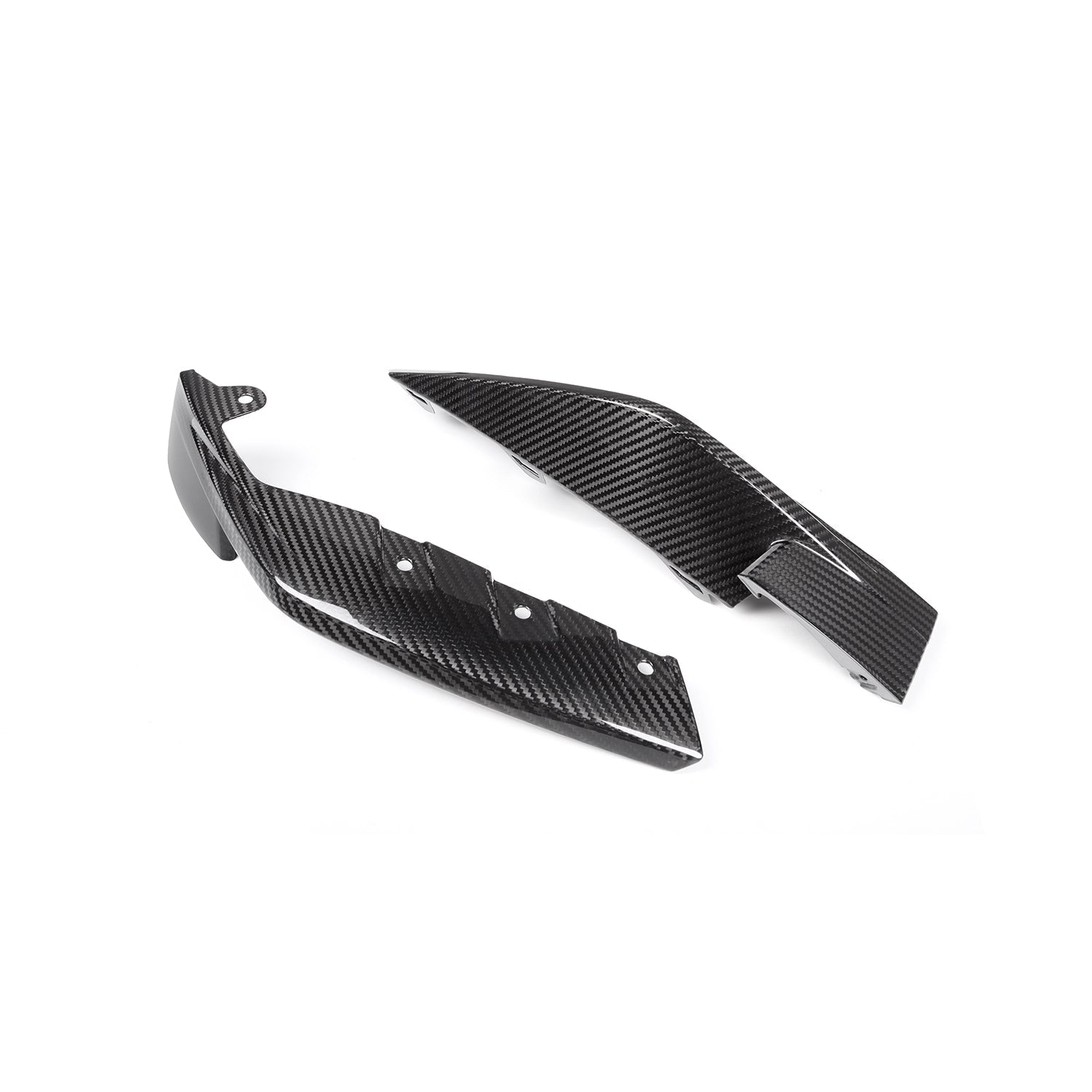 MHC+ BMW M3/M4 OEM Style Replacement Front Side Splitters In Pre Preg Carbon Fibre (G80/G81/G82/G83)-CCO