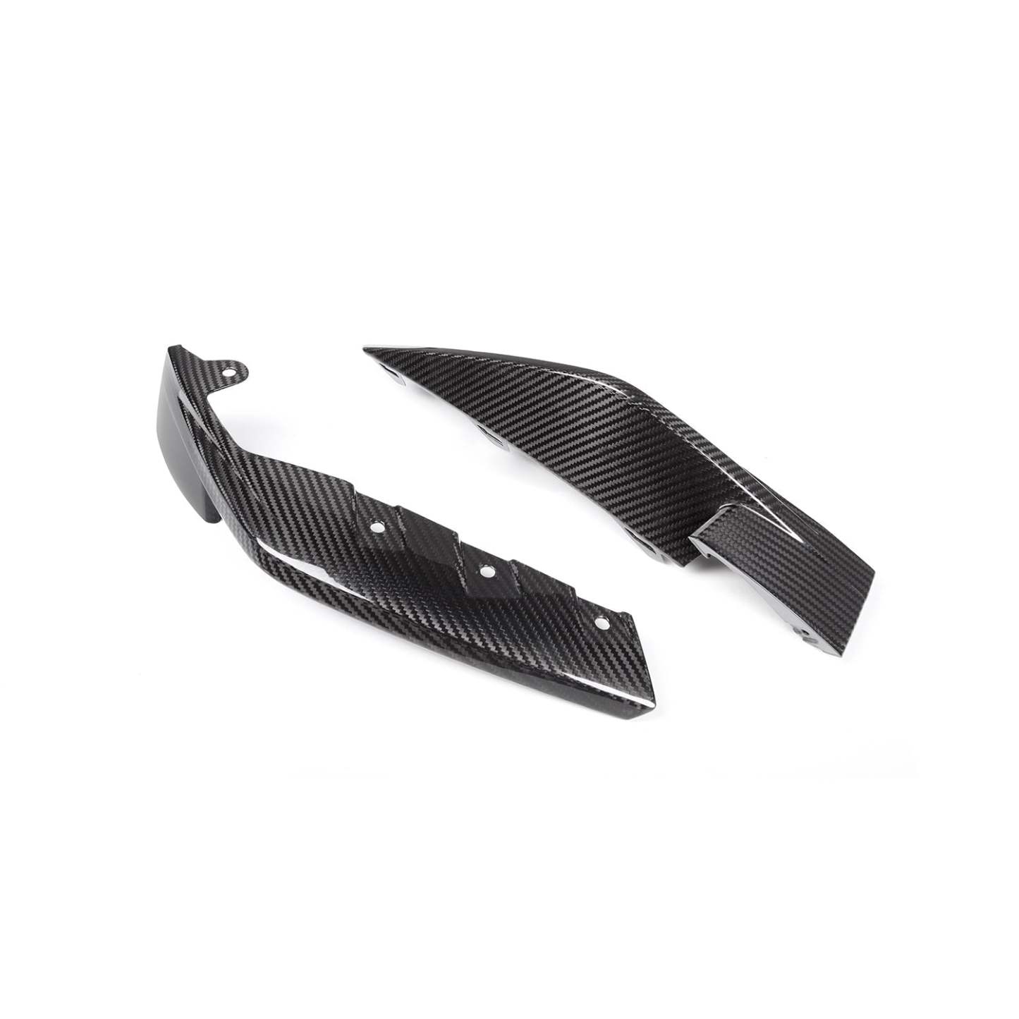MHC+ BMW M3/M4 OEM Style Replacement Front Side Splitters In Pre Preg Carbon Fibre (G80/G81/G82/G83)-CCO