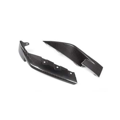 MHC+ BMW M3/M4 OEM Style Replacement Front Side Splitters In Pre Preg Carbon Fibre (G80/G81/G82/G83)-CCO