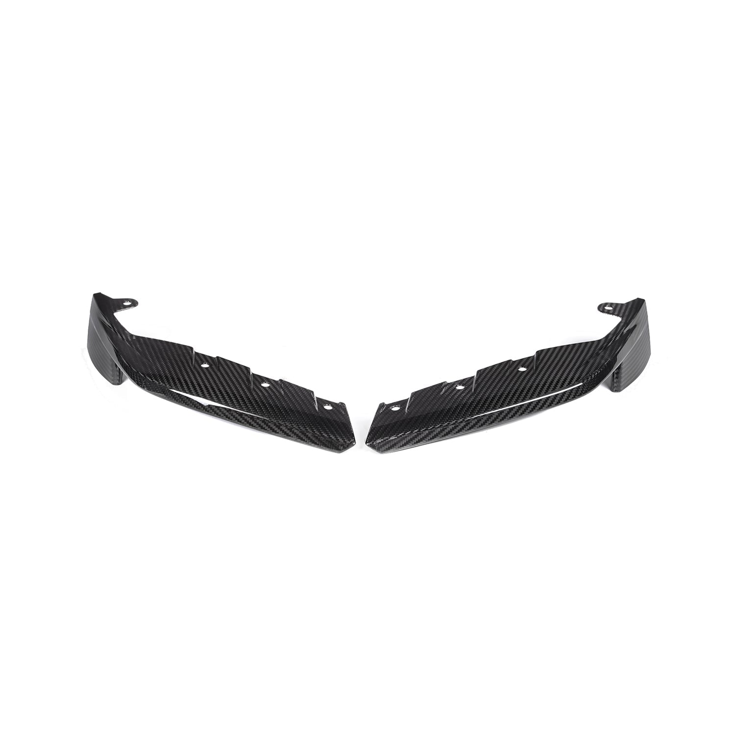 MHC+ BMW M3/M4 OEM Style Replacement Front Side Splitters In Pre Preg Carbon Fibre (G80/G81/G82/G83)-CCO