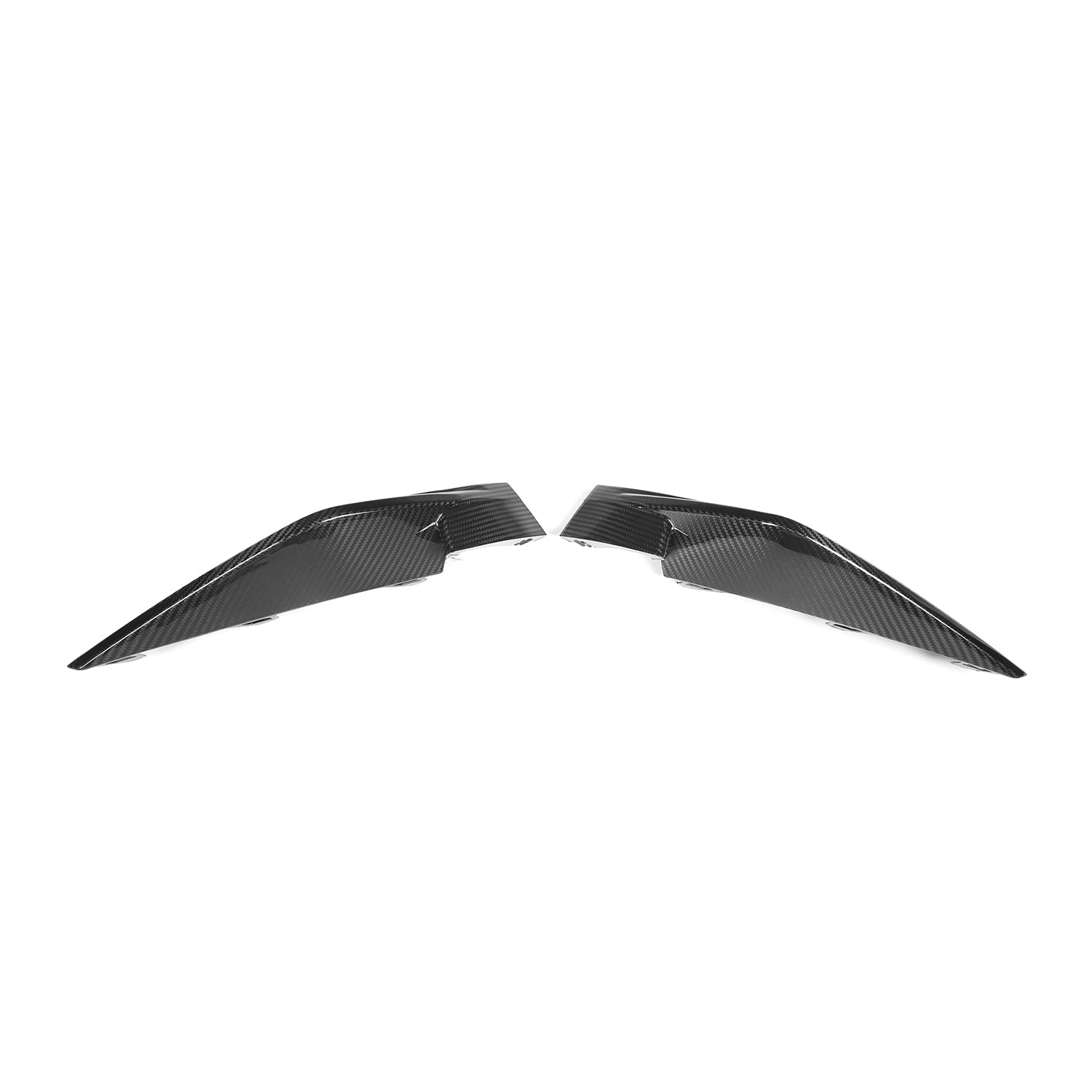 MHC+ BMW M3/M4 OEM Style Replacement Front Side Splitters In Pre Preg Carbon Fibre (G80/G81/G82/G83)-CCO