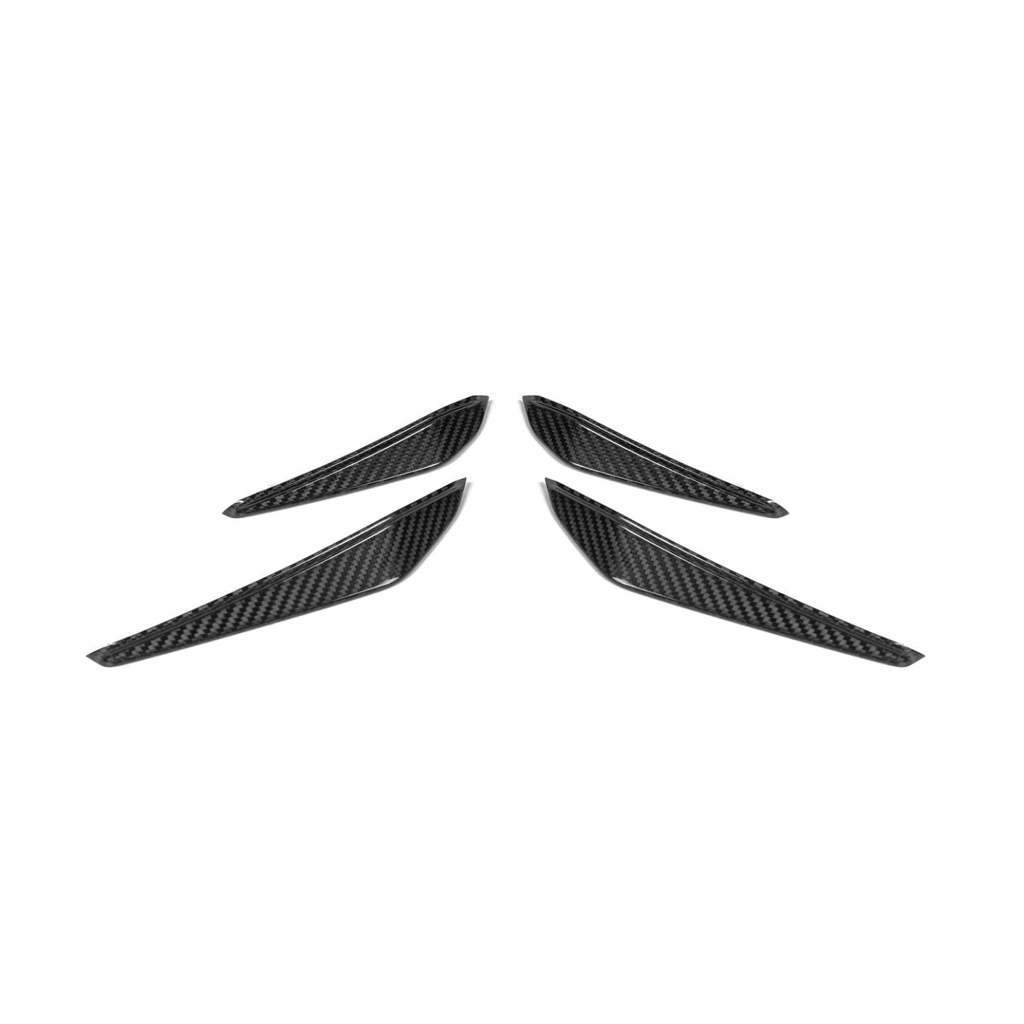 MHC+ BMW M3/M4 Performance Style Canards In Pre Preg Carbon Fibre (G80/G81/G82/G83)-CCO