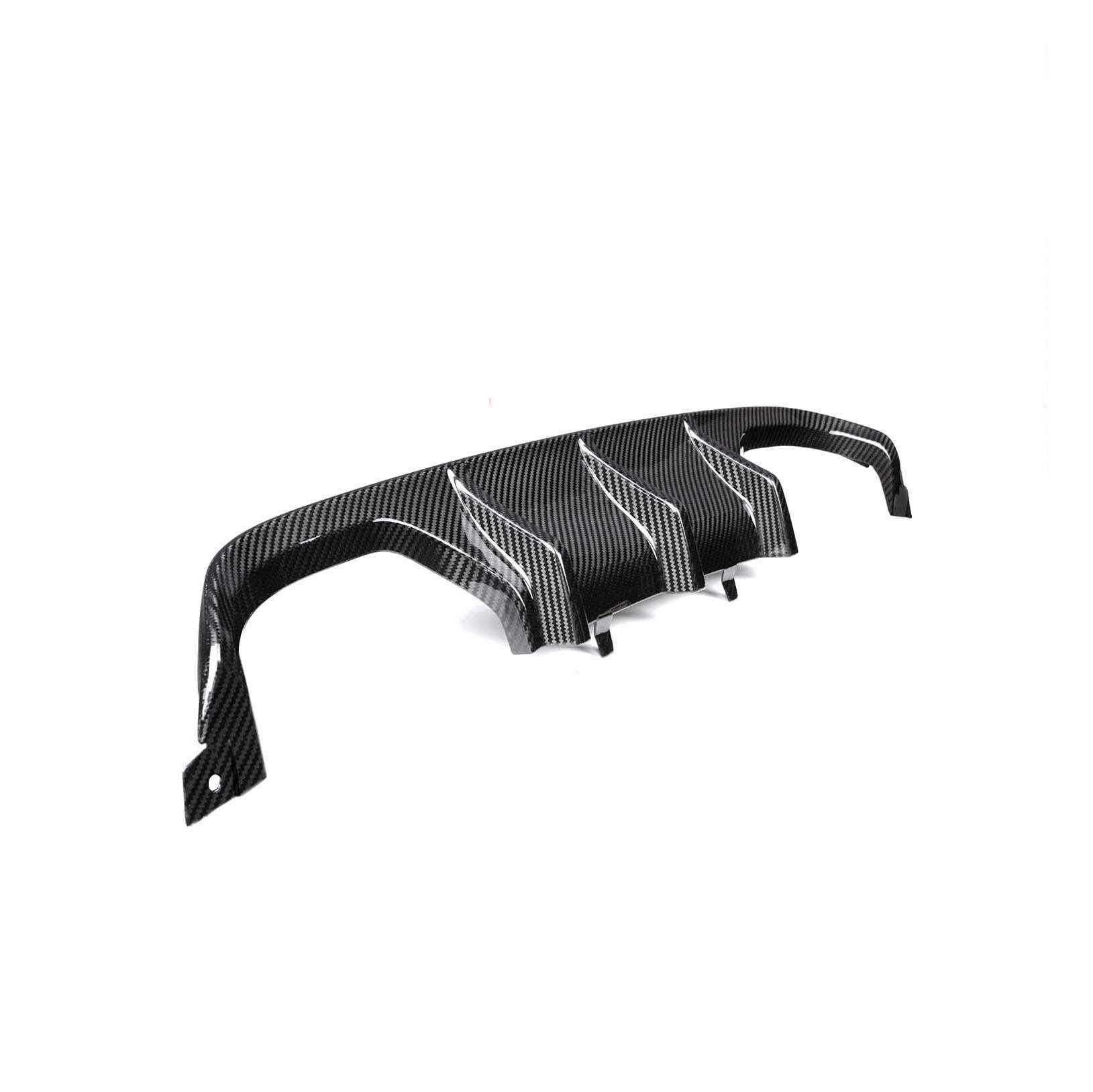 MHC+ BMW M3/M4 Performance Style Rear Diffuser In Gloss Pre Preg Carbon Fibre (F80/F82/F83)-CCO