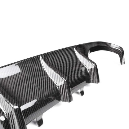 MHC+ BMW M3/M4 Performance Style Rear Diffuser In Gloss Pre Preg Carbon Fibre (F80/F82/F83)-CCO
