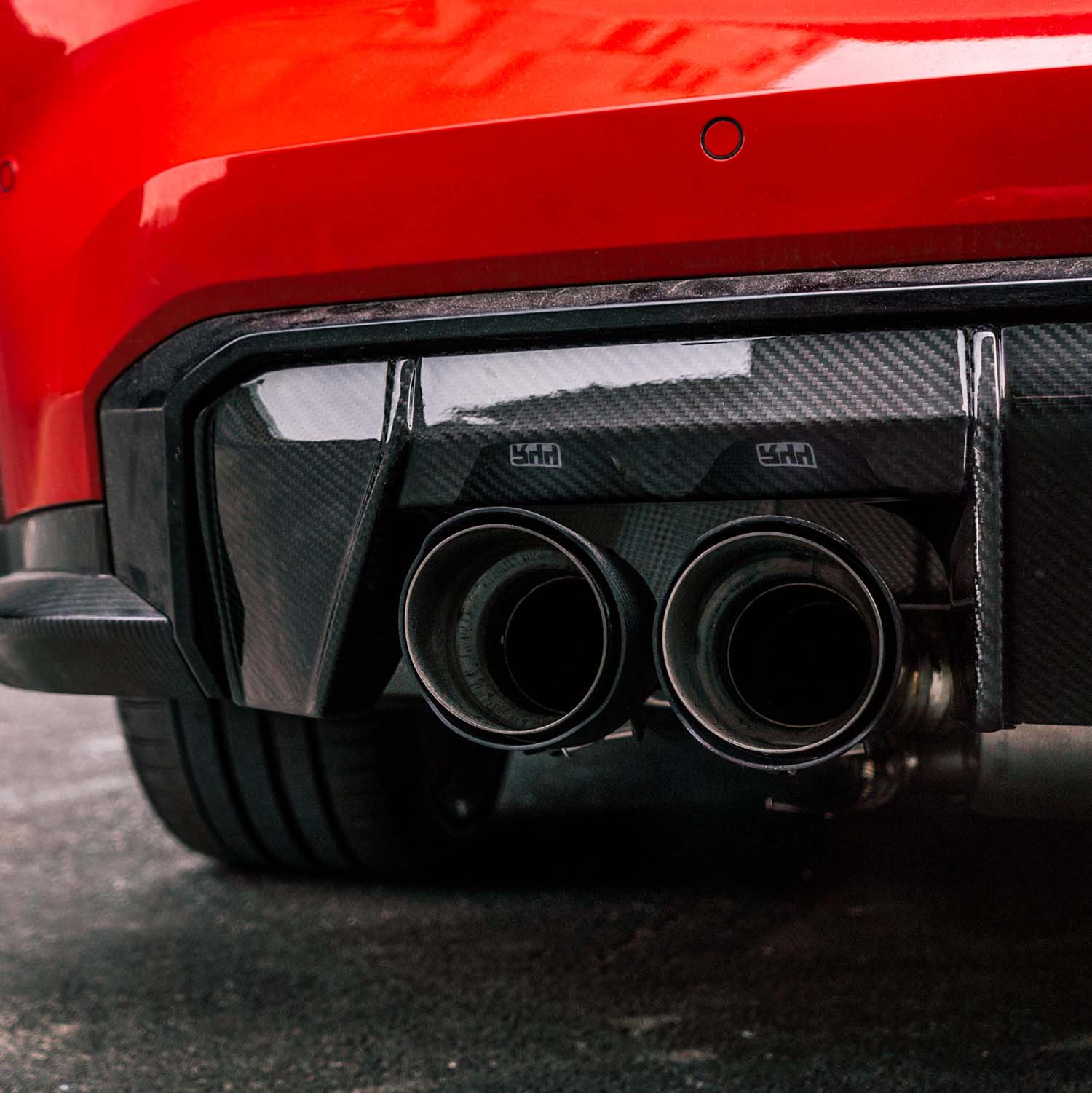 MHC+ BMW M3/M4 Performance Style Rear Diffuser In Pre Preg Carbon Fibre (G80/G81/G82/G83)-CCO
