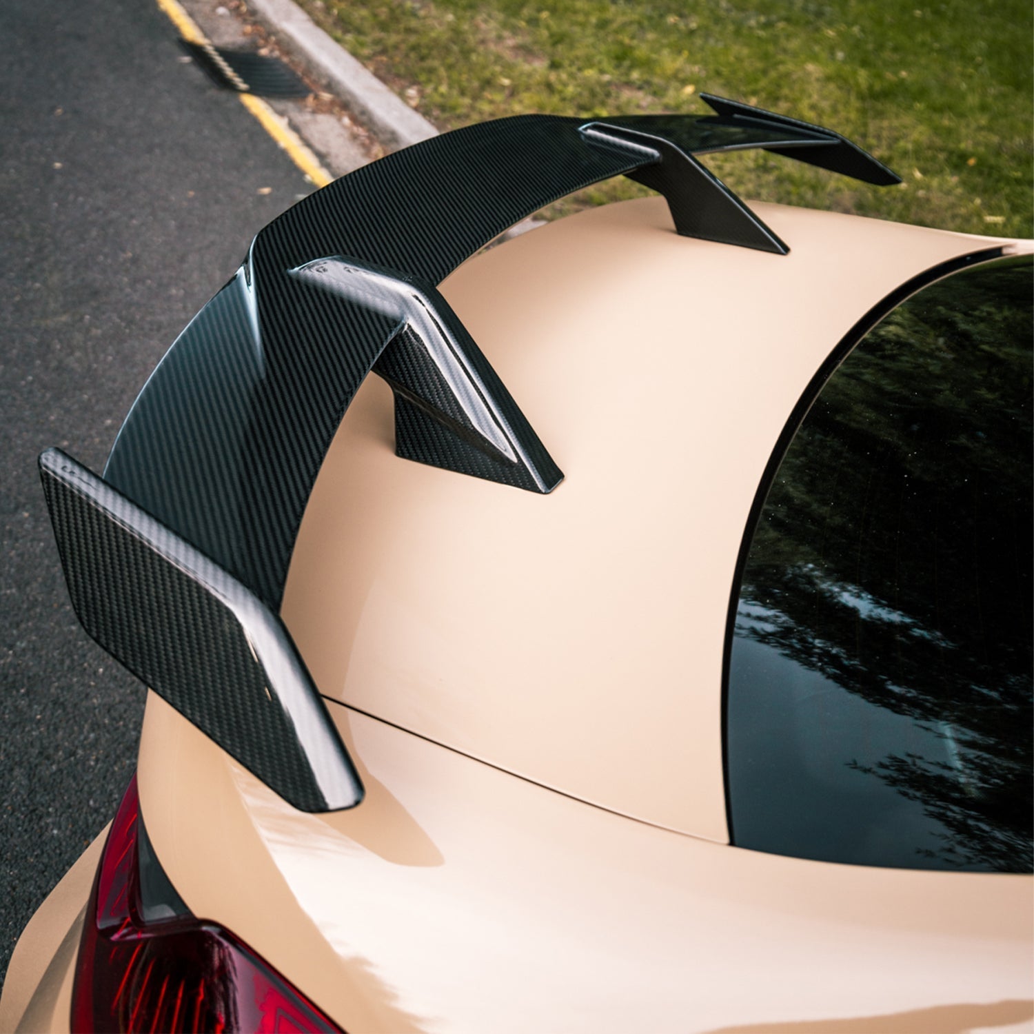 MHC+ BMW M2/M3/M4 Performance Style Rear Wing In Pre Preg Carbon Fibre (G80/G82/G87)-CCO