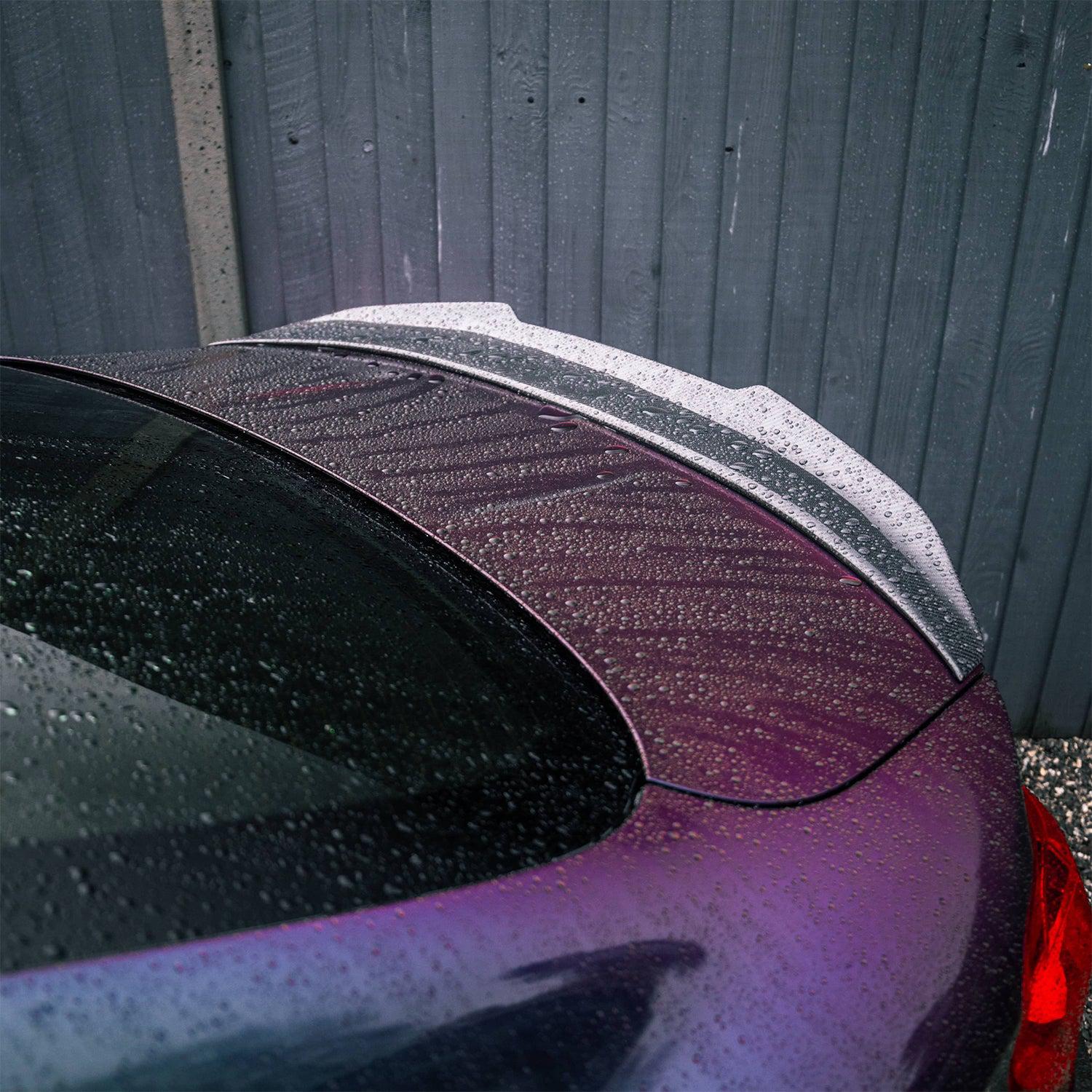 MHC+ BMW M4 Ducktail Style Spoiler Lip In Gloss Pre Preg Carbon Fibre (F82)-CCO