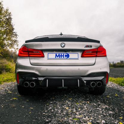MHC+ BMW M5/5 Series M4 Style Rear Spoiler In Pre Preg Carbon Fibre (F90/G30)-CCO