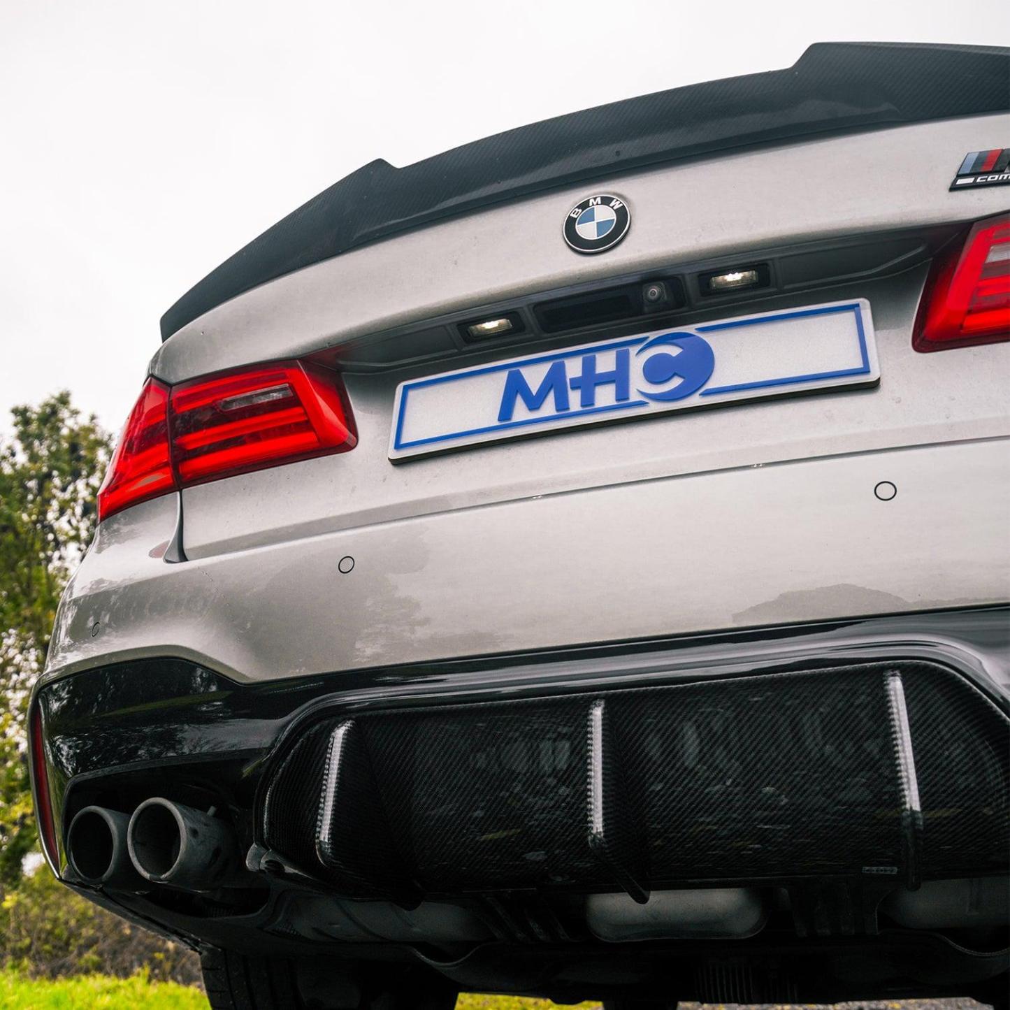 MHC+ BMW M5/5 Series M4 Style Rear Spoiler In Pre Preg Carbon Fibre (F90/G30)-CCO