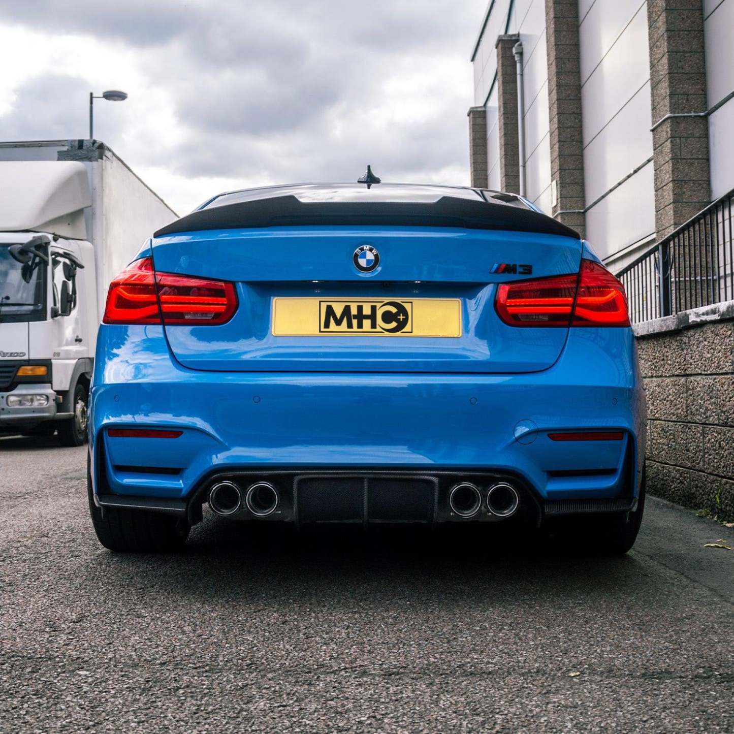 MHC+ BMW M3/3 Series Ducktail Style Spoiler In Pre Preg Carbon Fibre (F80/F30)-CCO