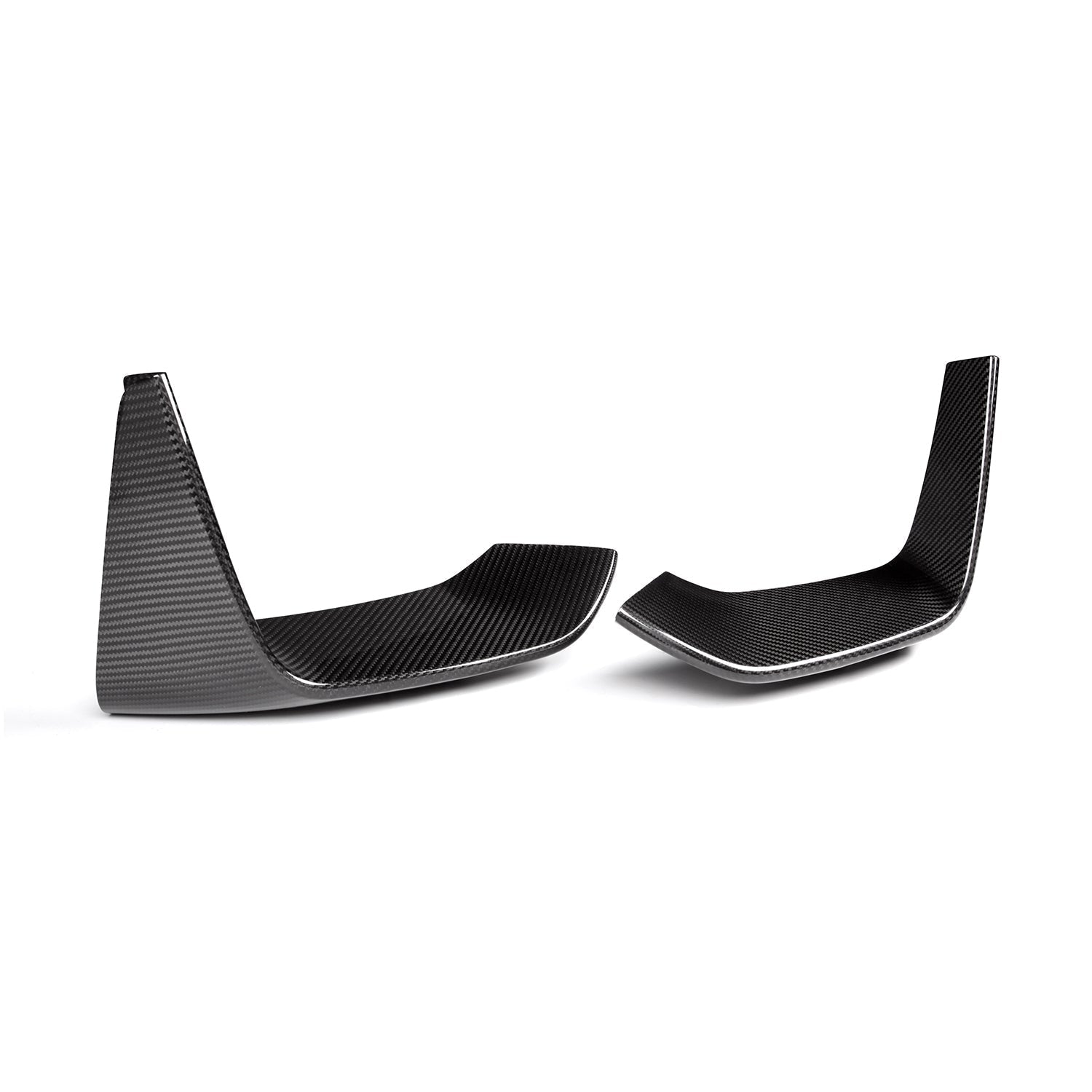 MHC+ BMW M3/M4 Front Duct Covers In Pre Preg Carbon Fibre (F80/F82/F83)-CCO