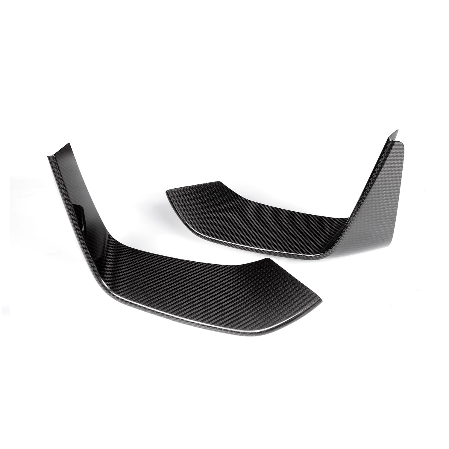 MHC+ BMW M3/M4 Front Duct Covers In Pre Preg Carbon Fibre (F80/F82/F83)-CCO