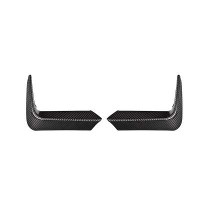 MHC+ BMW M3/M4 Rear Bumper Inserts In Gloss Pre Preg Carbon Fibre (F80/F82/F83)-CCO