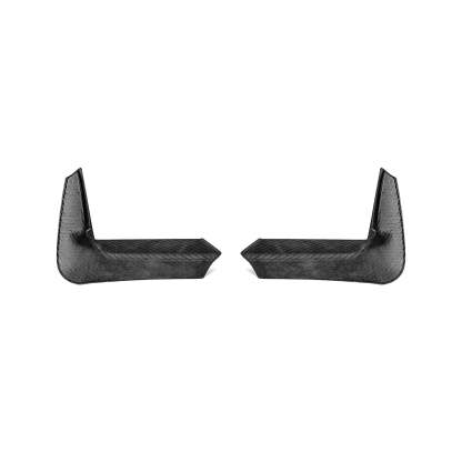 MHC+ BMW M3/M4 Rear Bumper Inserts In Gloss Pre Preg Carbon Fibre (F80/F82/F83)-CCO