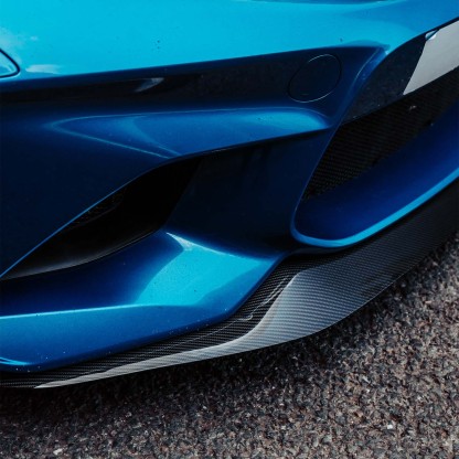 MHC+ BMW M2 N55 GT Style Front Splitter In Gloss Pre Preg Carbon Fibre (F87)-CCO