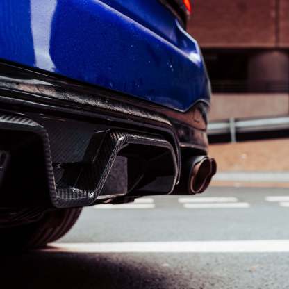 MHC+ BMW M5 LCI CS Style Rear Diffuser In Pre Preg Gloss Carbon Fibre (F90)-CCO