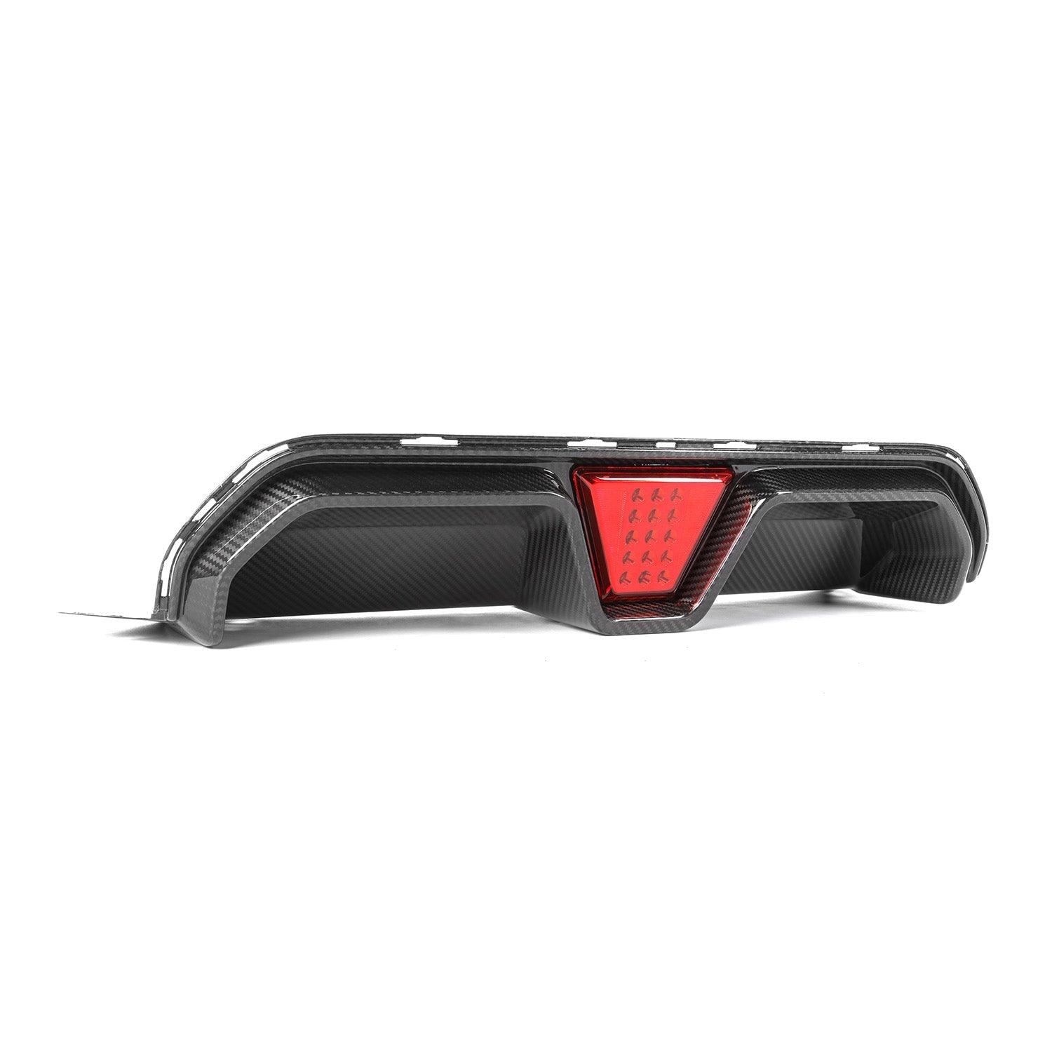MHC+ BMW M5 LCI CS Style Rear Diffuser With LED In Pre Preg Gloss Carbon Fibre (F90)-CCO
