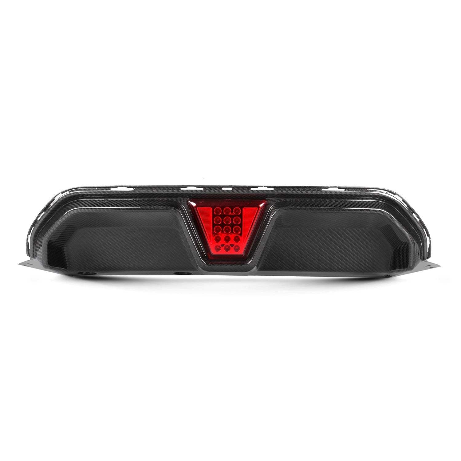 MHC+ BMW M5 LCI CS Style Rear Diffuser With LED In Pre Preg Gloss Carbon Fibre (F90)-CCO
