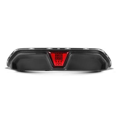 MHC+ BMW M5 LCI CS Style Rear Diffuser With LED In Pre Preg Gloss Carbon Fibre (F90)-CCO