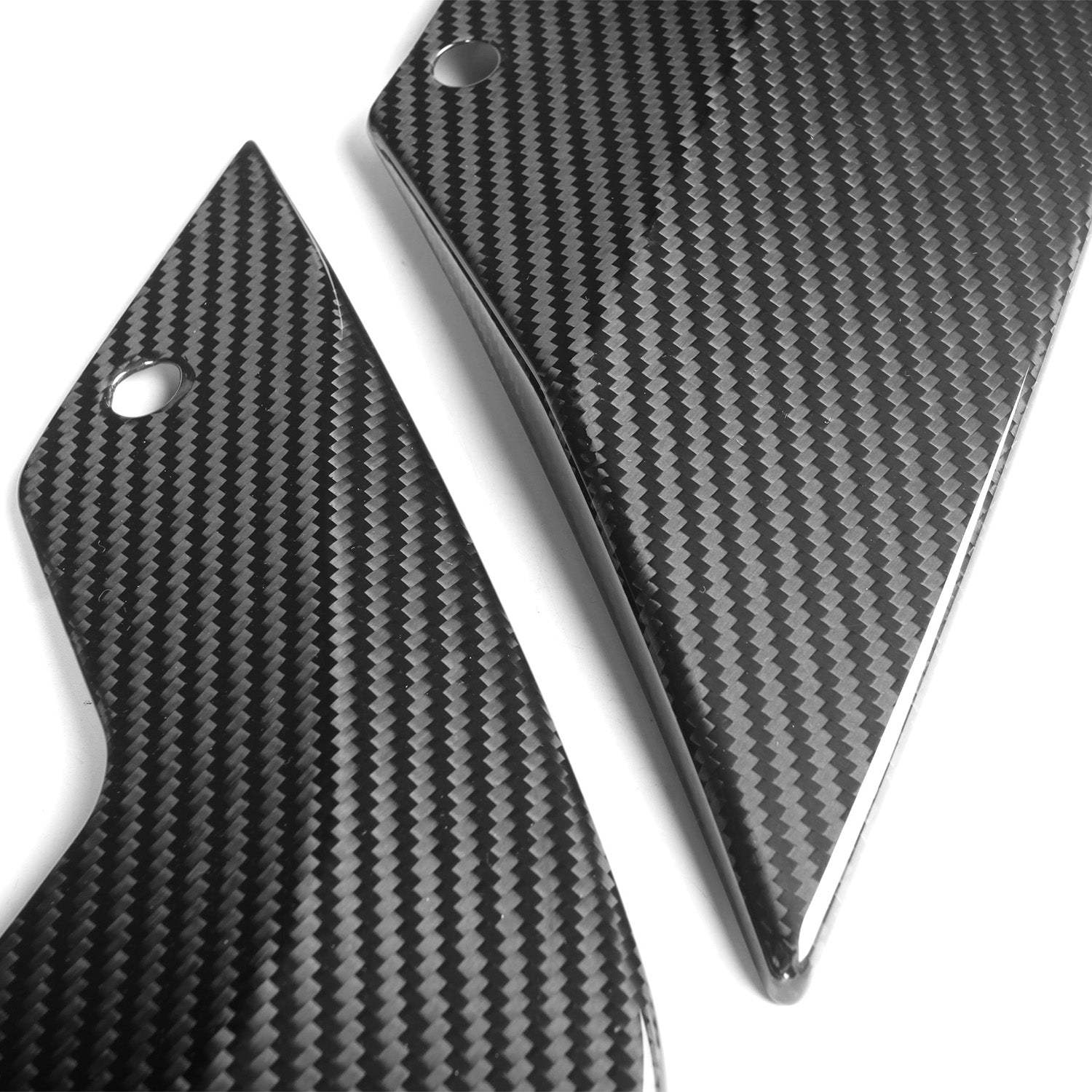 MHC+ BMW M5 F90 LCI Performance Front Splitter In Pre Preg Gloss Carbon Fibre (F90)-CCO