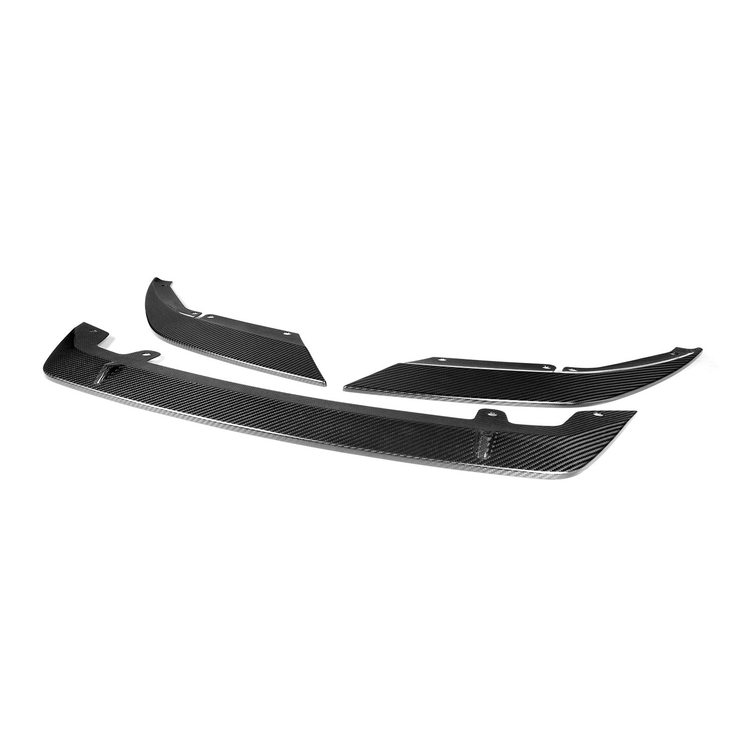 MHC+ BMW M5 F90 LCI Performance Front Splitter In Pre Preg Gloss Carbon Fibre (F90)-CCO