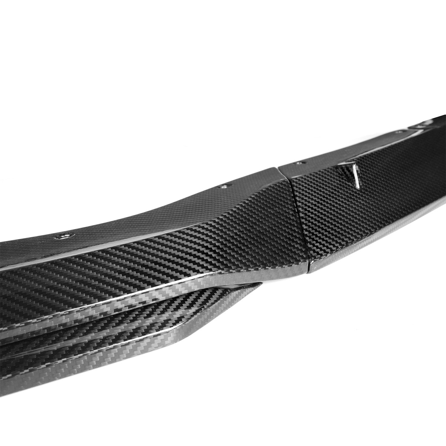 MHC+ BMW M5 F90 LCI Low Line Front Splitter In Pre Preg Gloss Carbon Fibre (F90)