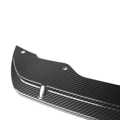 MHC+ BMW M5 Pre LCI Centre Front Splitter In Pre Preg Gloss Carbon Fibre (F90)-CCO