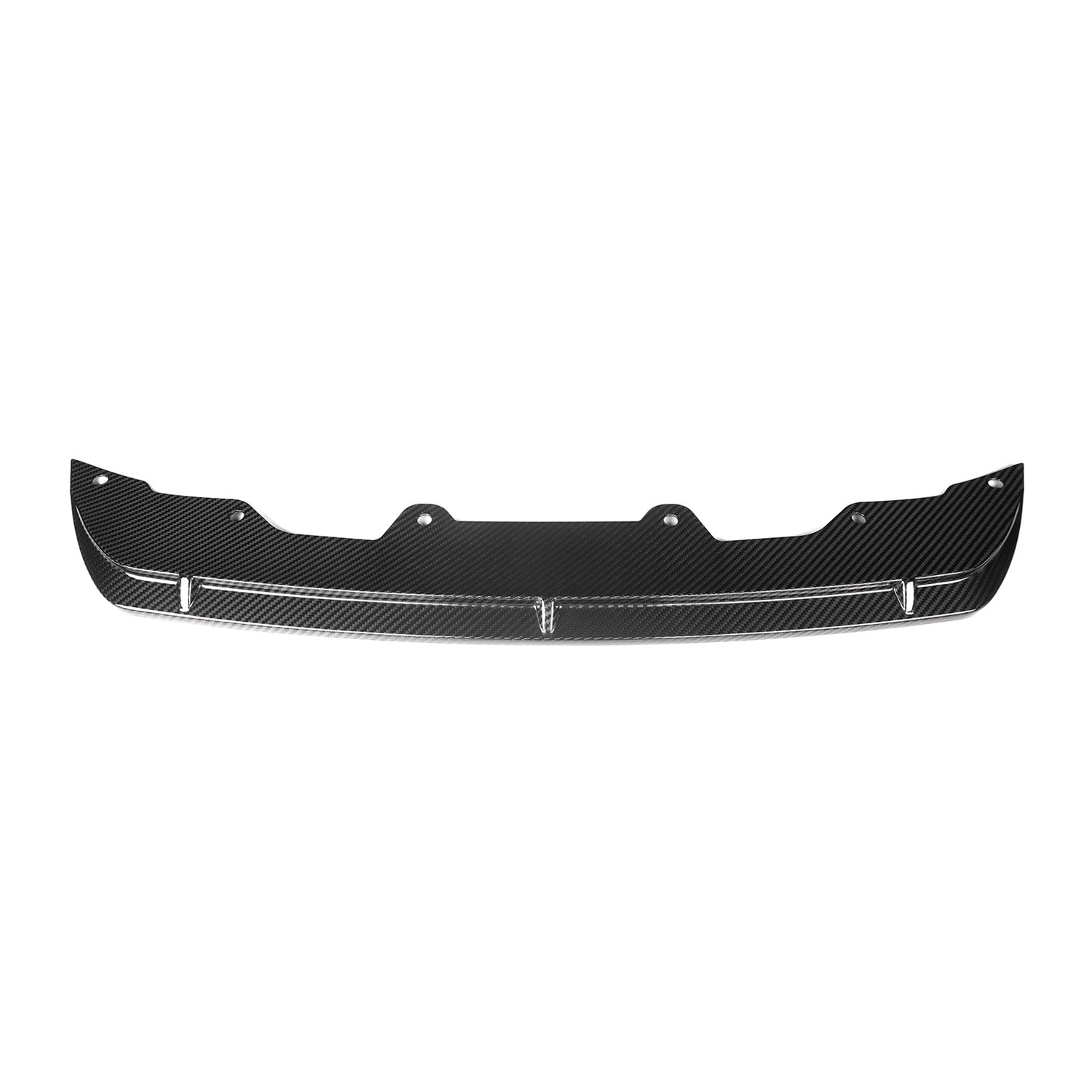 MHC+ BMW M5 Pre LCI Centre Front Splitter In Pre Preg Gloss Carbon Fibre (F90)-CCO